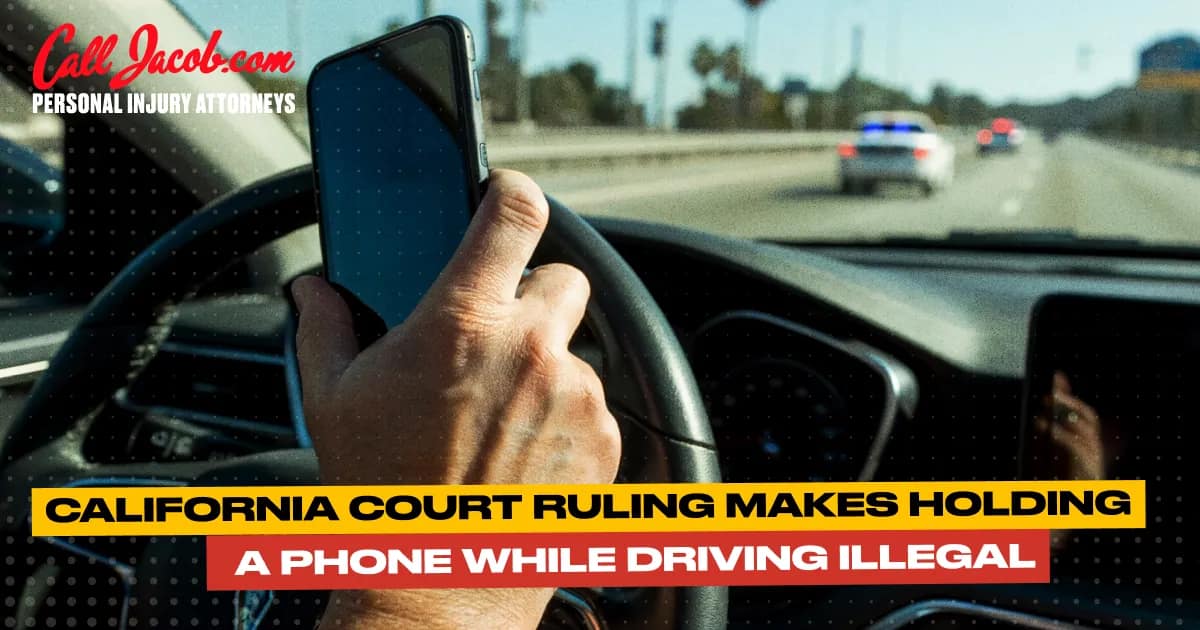 California Phone Use While Driving Law