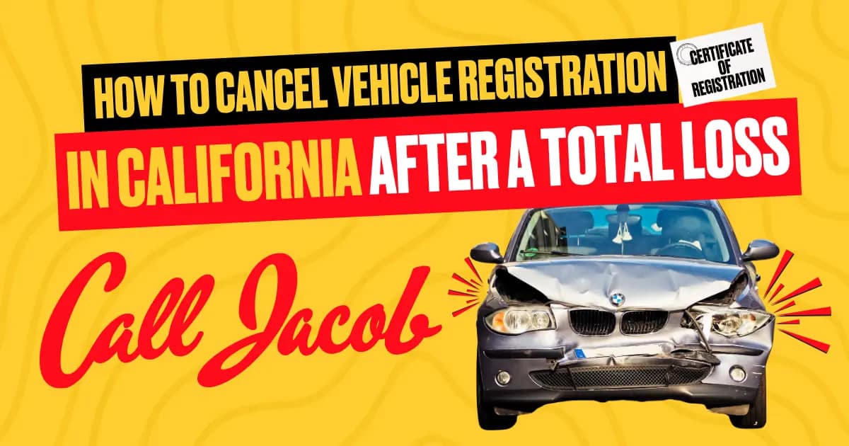 California Vehicle Registration After Total Loss