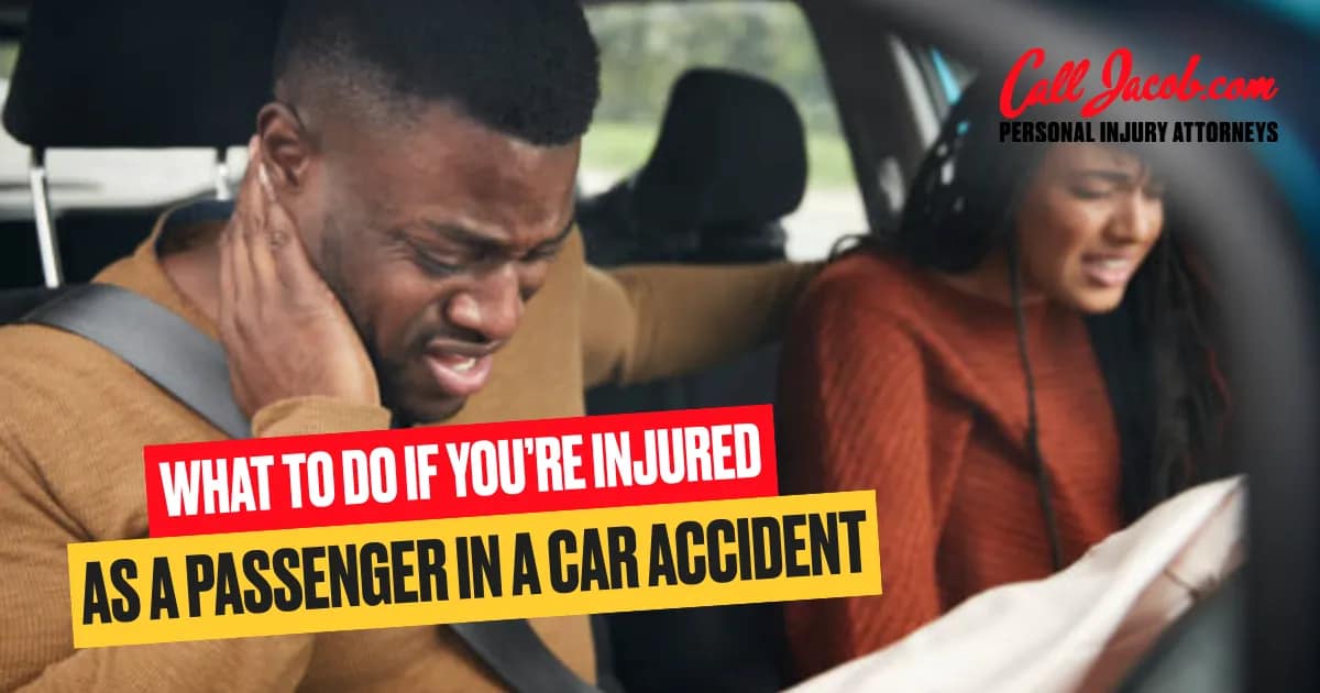 What Injured Car Passengers Should Do
