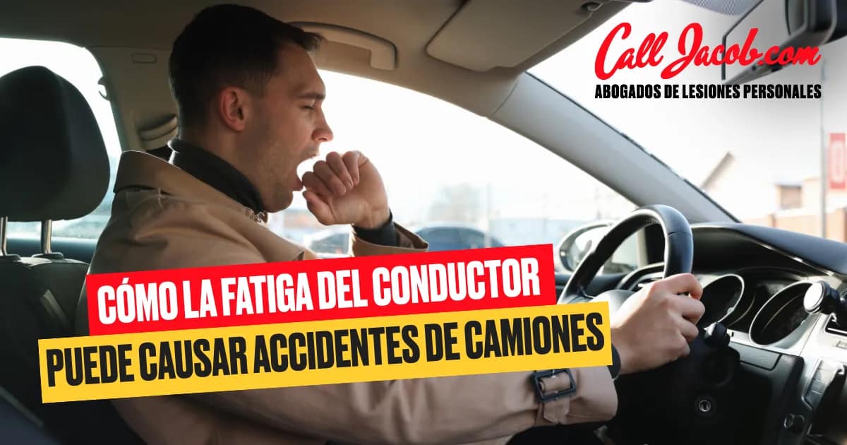 Fatiga del conductor y choques de camiones