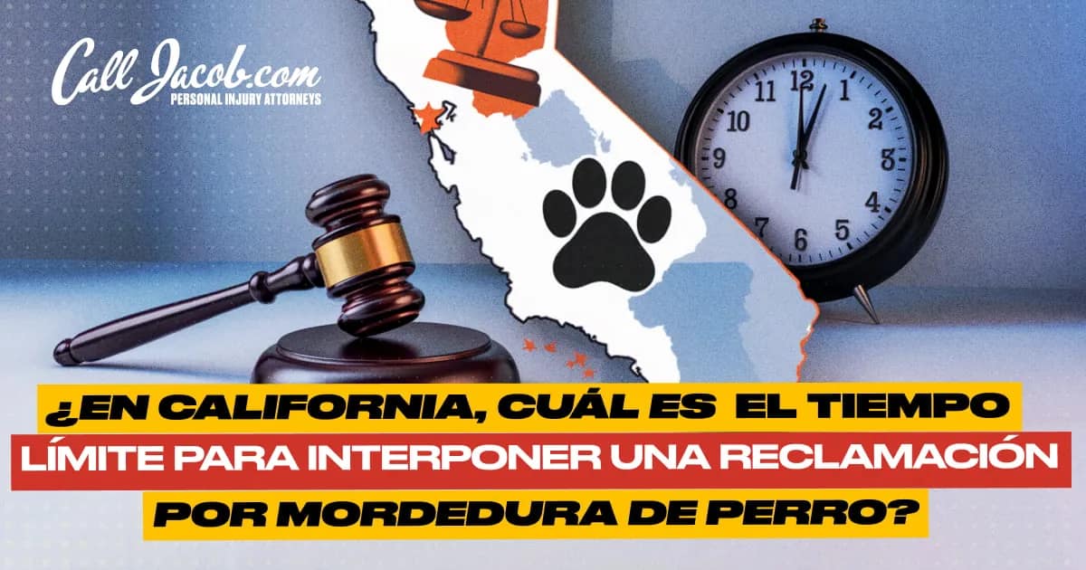 Plazo por mordedura de perro en California