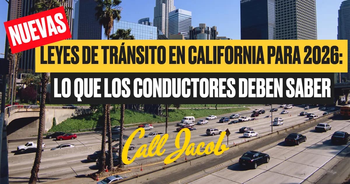 Cambios viales de California para 2026