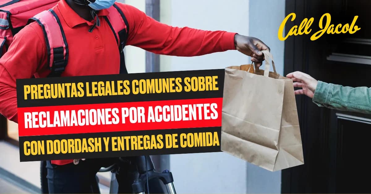 Reclamos por accidentes de DoorDash