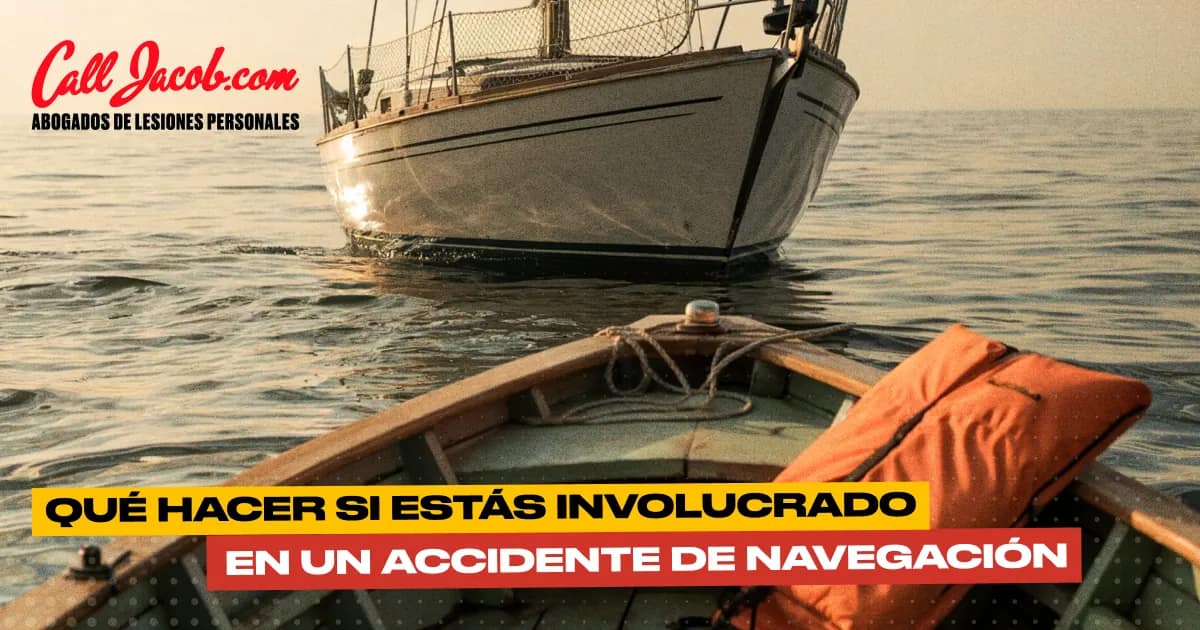 Qué hacer tras un accidente de navegación