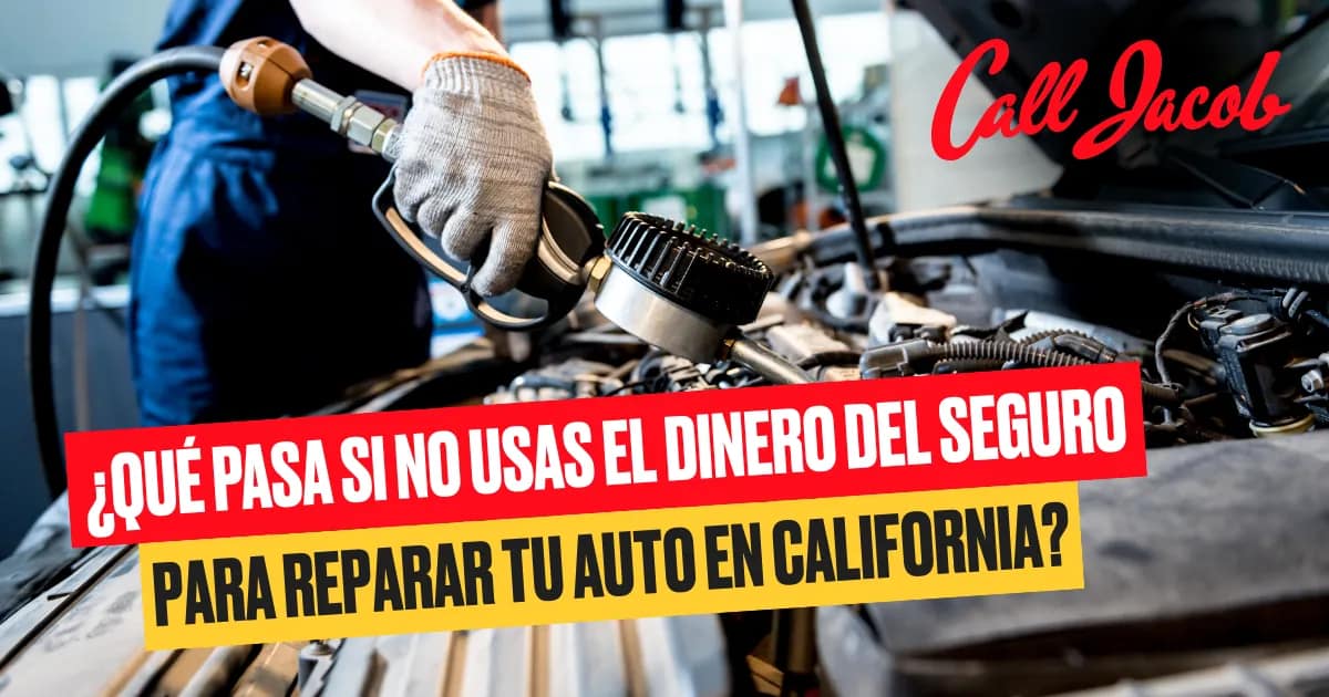 No usar el seguro para reparar el auto