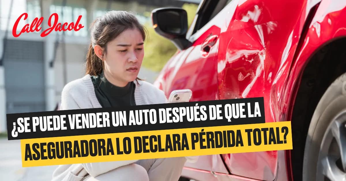 Vender un auto declarado pérdida total