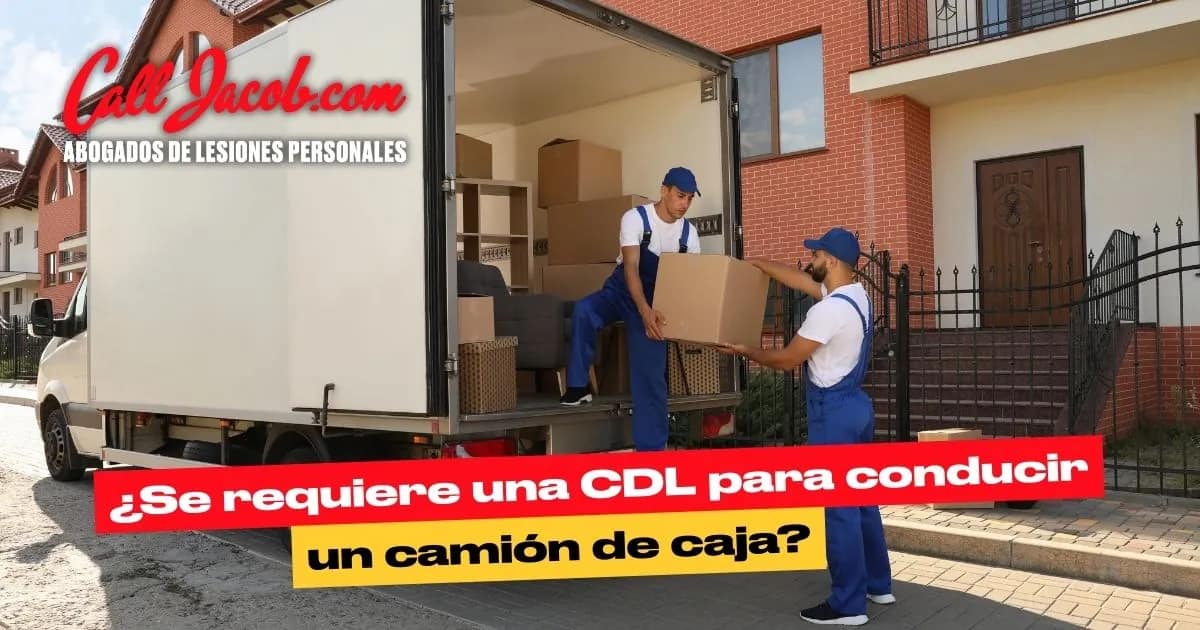 Se Requiere una Cdl para Conducir un Camion de Caja