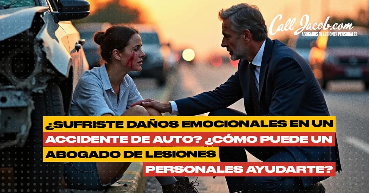Daño emocional tras un accidente de auto