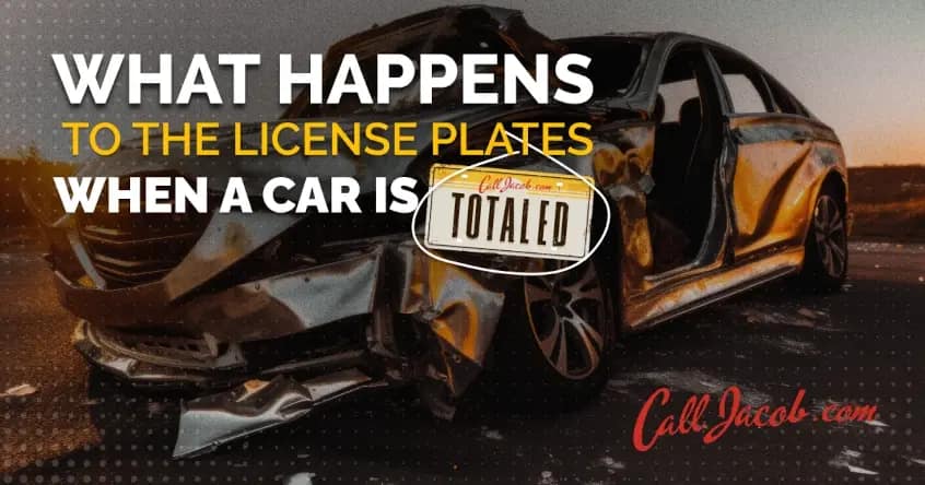 Matrícula de un auto declarado pérdida total