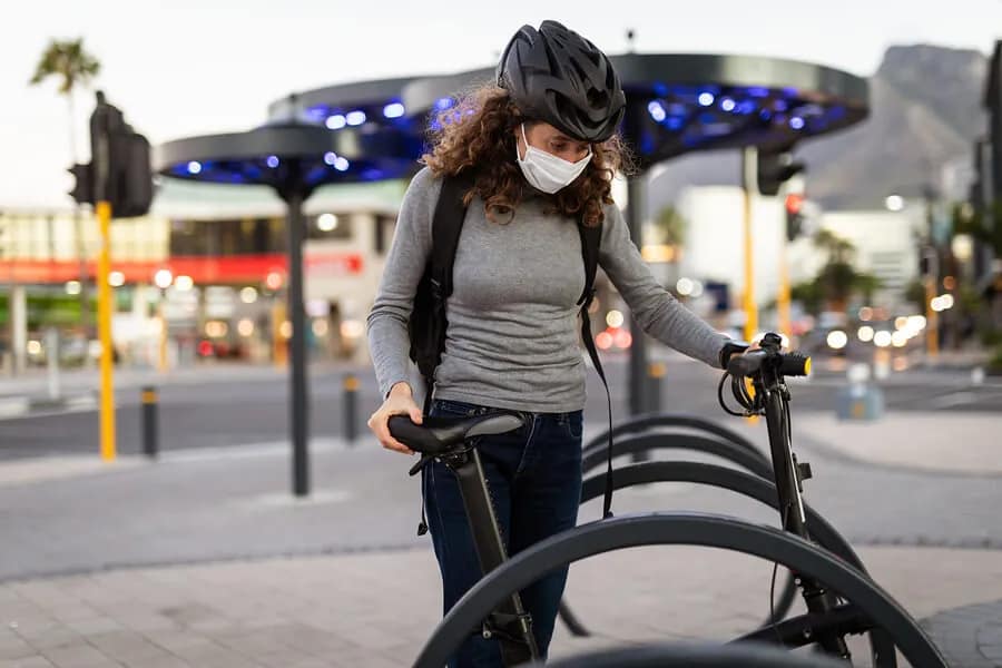Bicicleta segura durante la pandemia