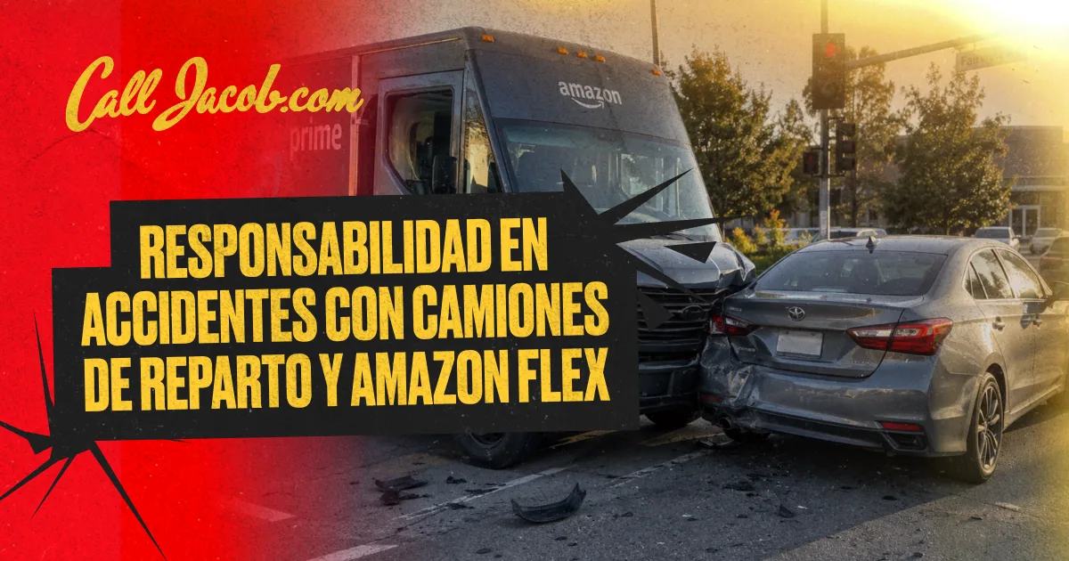 Responsabilidad en Accidentes con Camiones de Reparto y Amazon Flex
