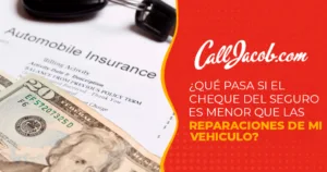 ¿Qué pasa si el cheque del seguro es menor que las reparaciones de mi vehículo?