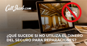 ¿Qué sucede si no utiliza el dinero del seguro para reparaciones?