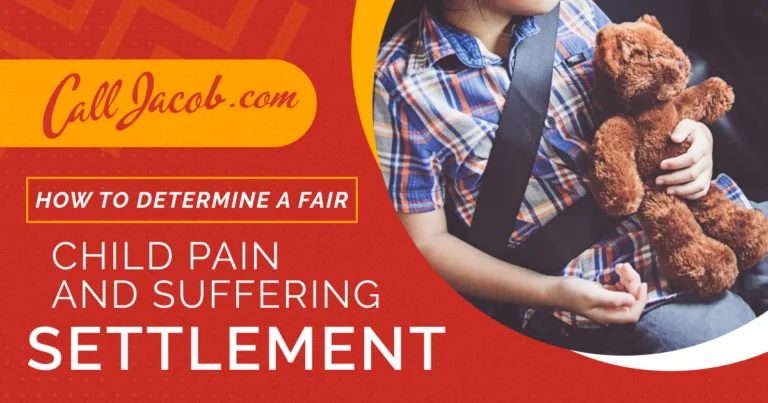 How to Determine a Fair Child Pain and Suffering Settlement
