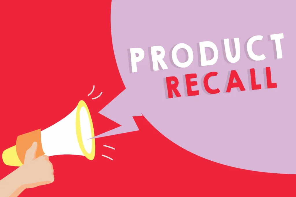 Text Sign Showing Product Recall. Conceptual Photo Request By A