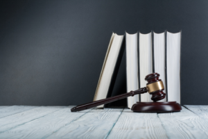 books and gavel