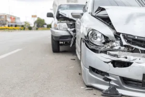 car accident wreck at the scene