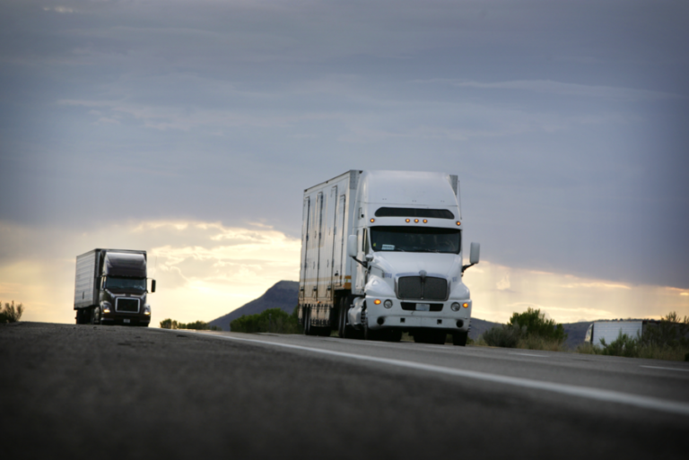 two-semi-truck-on-road