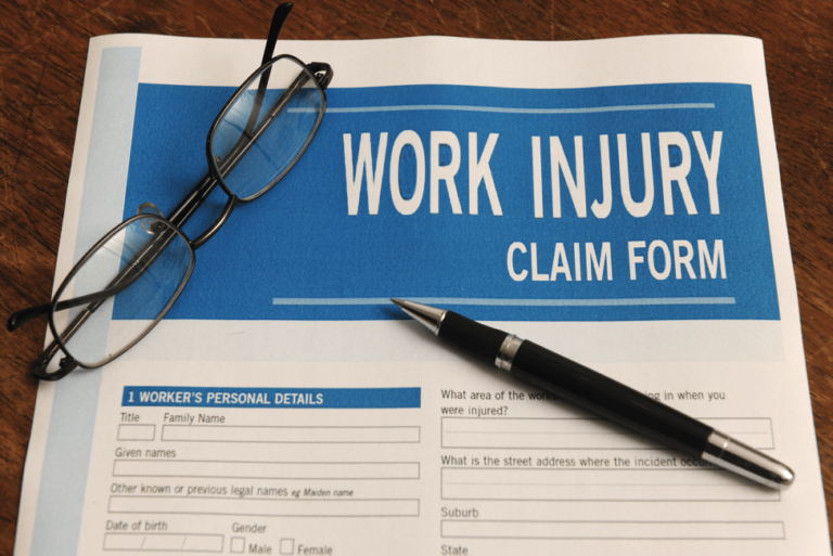 work injury claim form