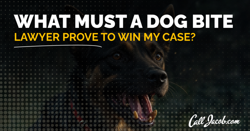 What Must a Dog Bite Lawyer Prove to Win My Case?