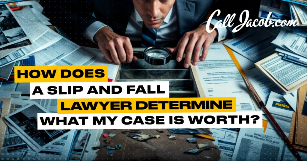 How Does a Slip and Fall Lawyer Determine What My Case Is Worth?