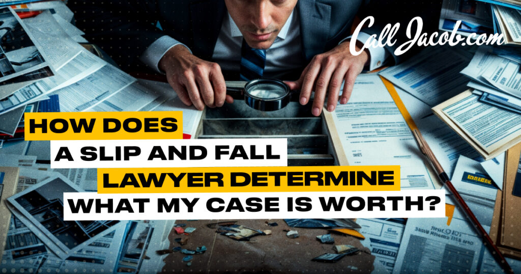 How Does a Slip and Fall Lawyer Determine What My Case Is Worth?