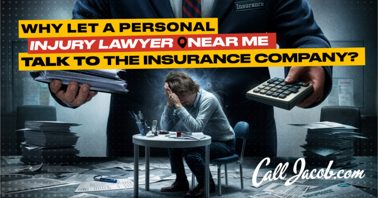 Why Let a Personal Injury Lawyer Near Me Talk to the Insurance Company?