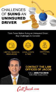 Challenges of Suing an Uninsured Driver Infographic