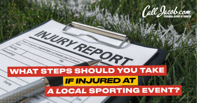 What Steps Should You Take if Injured at a Local Sporting Event