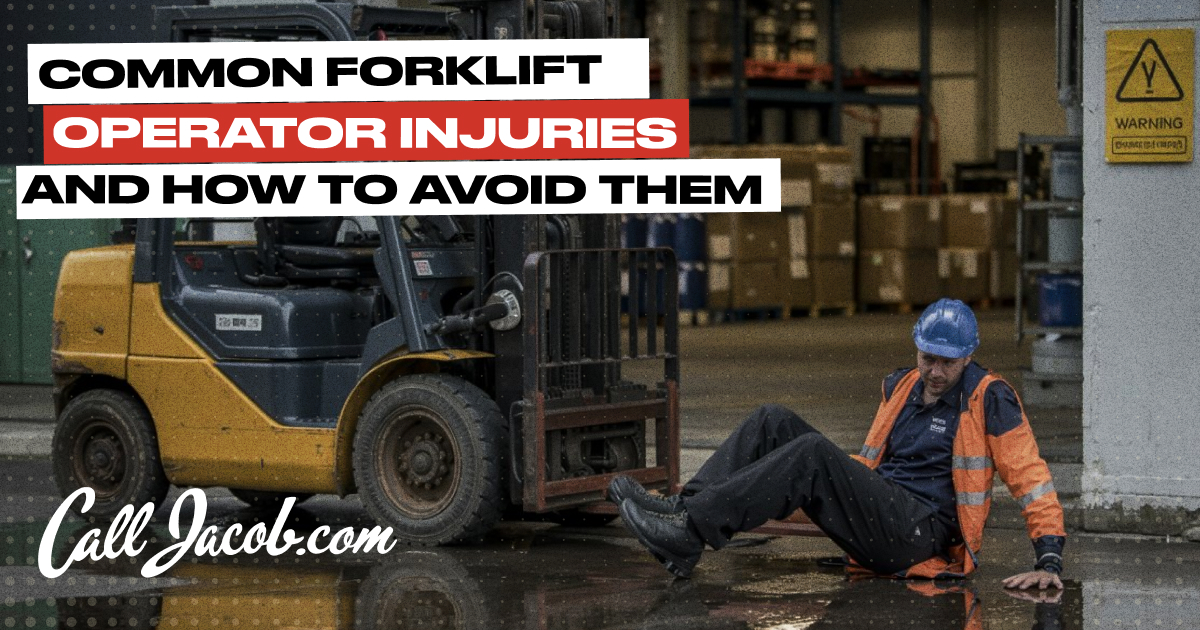 Common Forklift Operator Injuries and How to Avoid Them