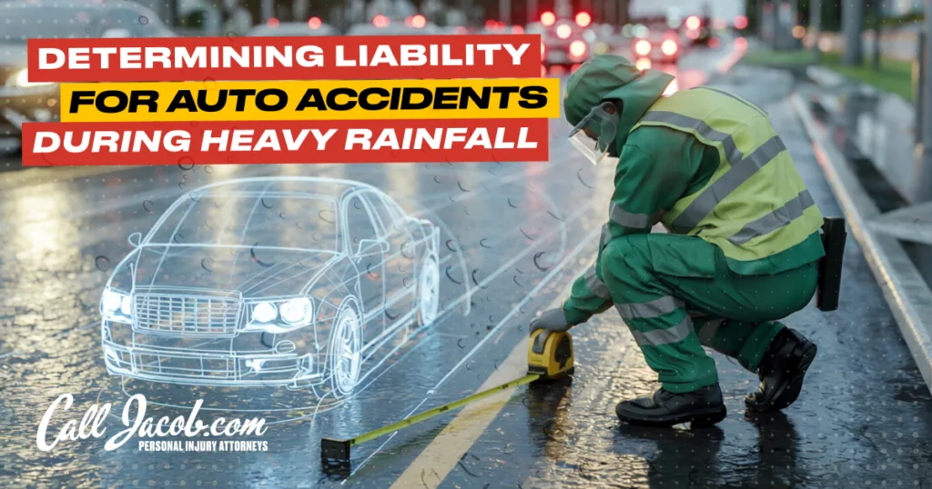 Determining Liability for Auto Accidents During Heavy Rainfall