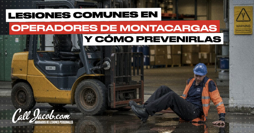 Lesiones Comunes en Operadores de Montacargas y Cómo Prevenirlas