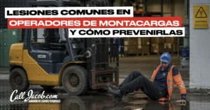 Lesiones Comunes en Operadores de Montacargas y Cómo Prevenirlas