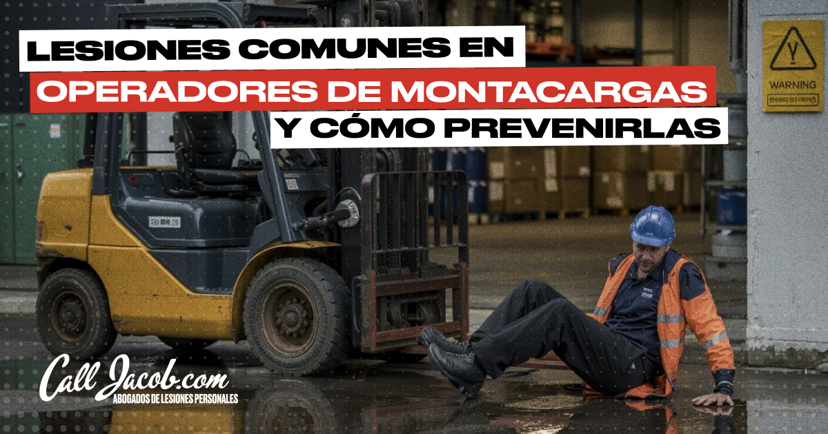 Lesiones Comunes en Operadores de Montacargas y Cómo Prevenirlas