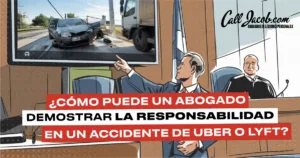 ¿Cómo puede un abogado demostrar la responsabilidad en un accidente de Uber o Lyft