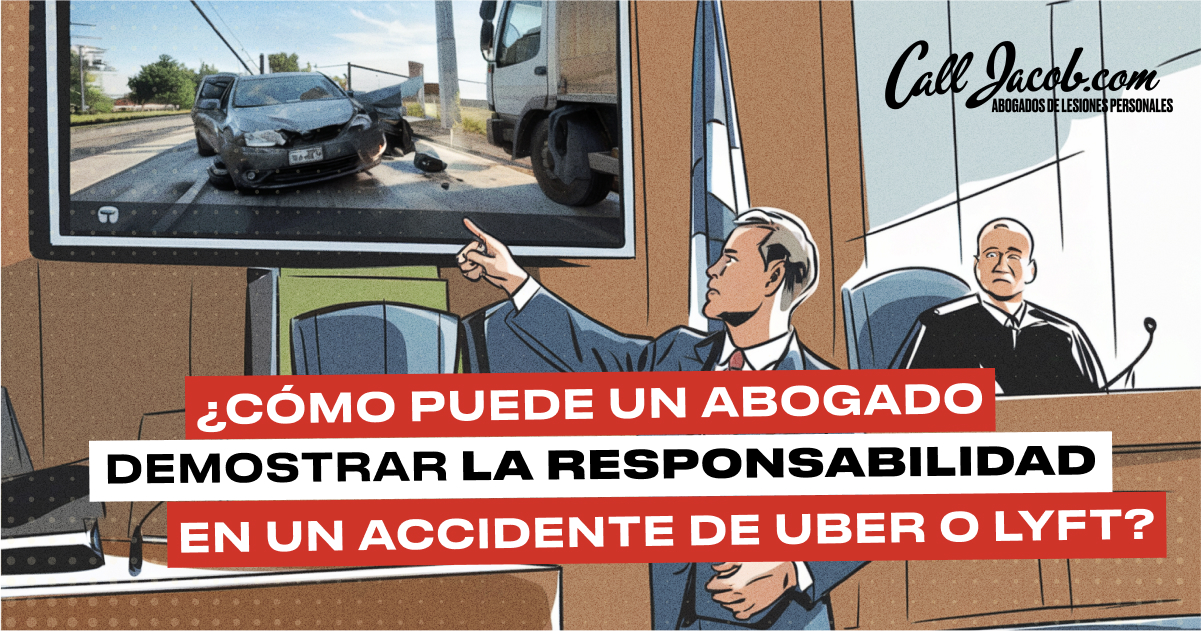 ¿Cómo puede un abogado demostrar la responsabilidad en un accidente de Uber o Lyft