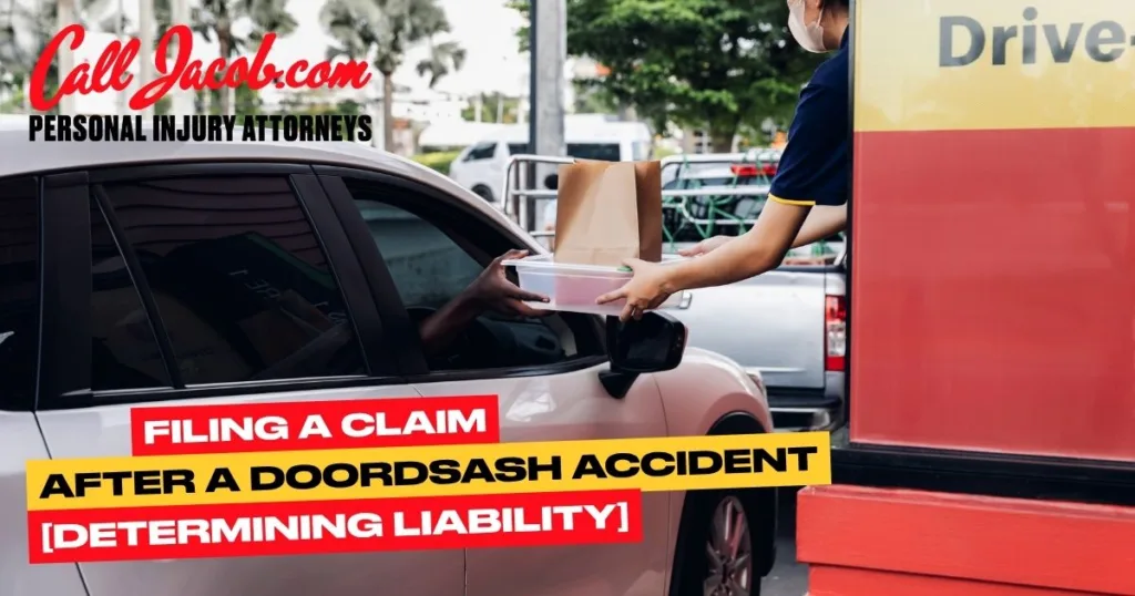 filing a claim after a doordash driver accident