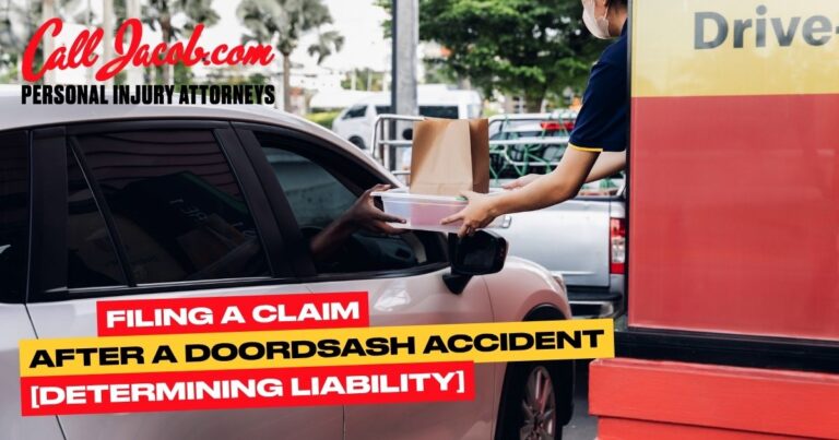 filing a claim after a doordash driver accident
