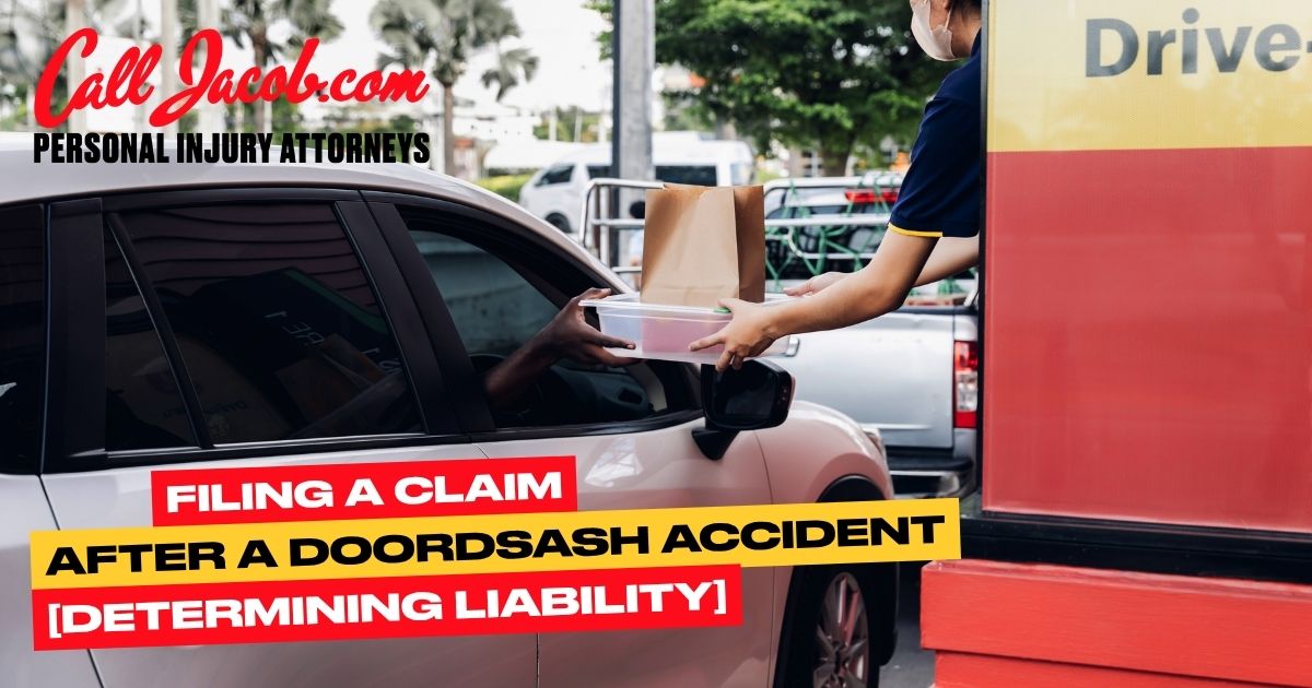 filing a claim after a doordash driver accident