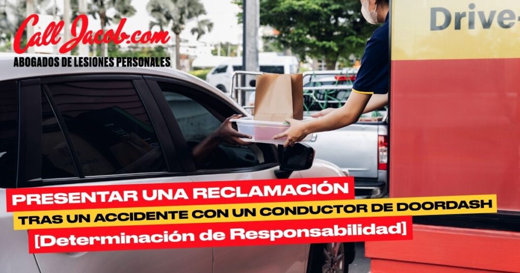 Presentar una Reclamación Tras un Accidente con un Conductor de DoorDash