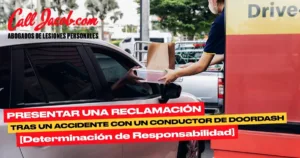 Presentar una Reclamación Tras un Accidente con un Conductor de DoorDash