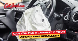 Can You File A Lawsuit If Your Airbag Was Recalled?