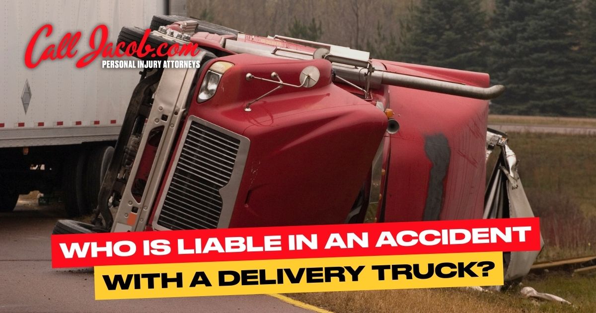 Who Is Liable in an Accident With a Delivery Truck?