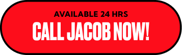 A red oval button with black outline and bold white text that says "CALL JACOB NOW!" with smaller black text above that reads "AVAILABLE 24 HRS.