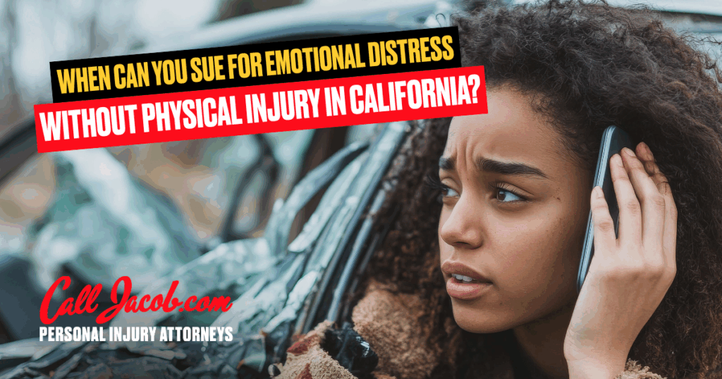 When Can You Sue for Emotional Distress Without Physical Injury in California?