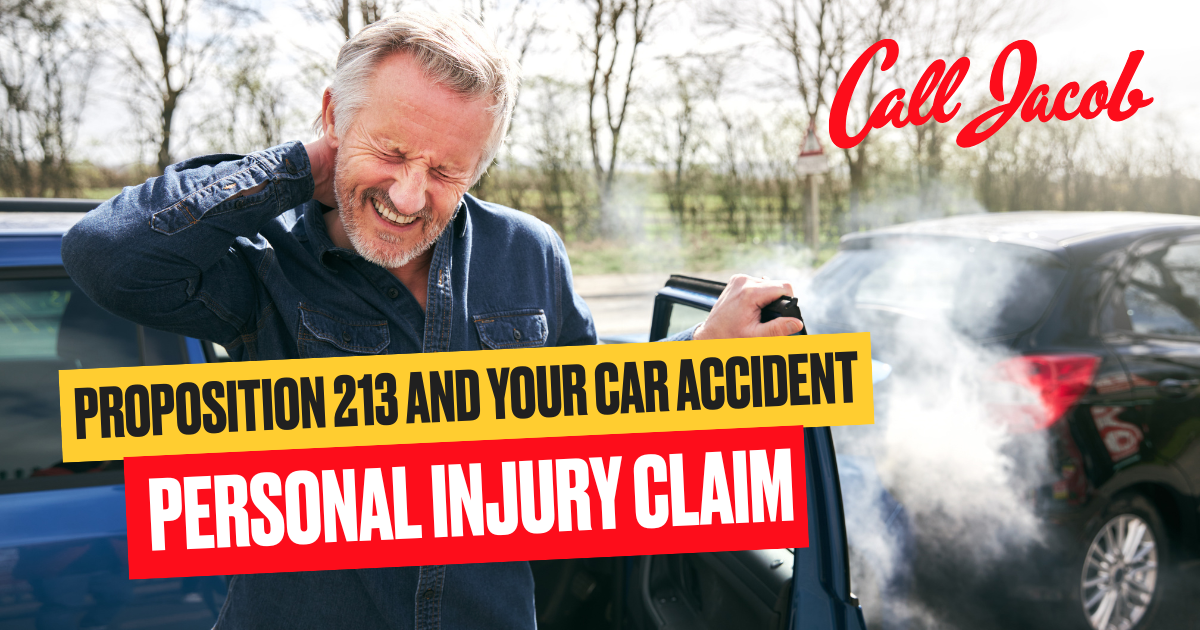 Proposition 213 and Your Car Accident Personal Injury Claim