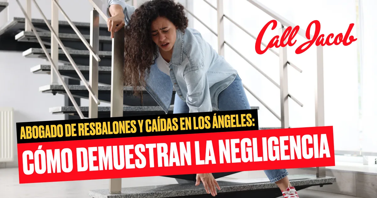Abogado de resbalones y caídas en Los Ángeles: cómo demuestran la negligencia