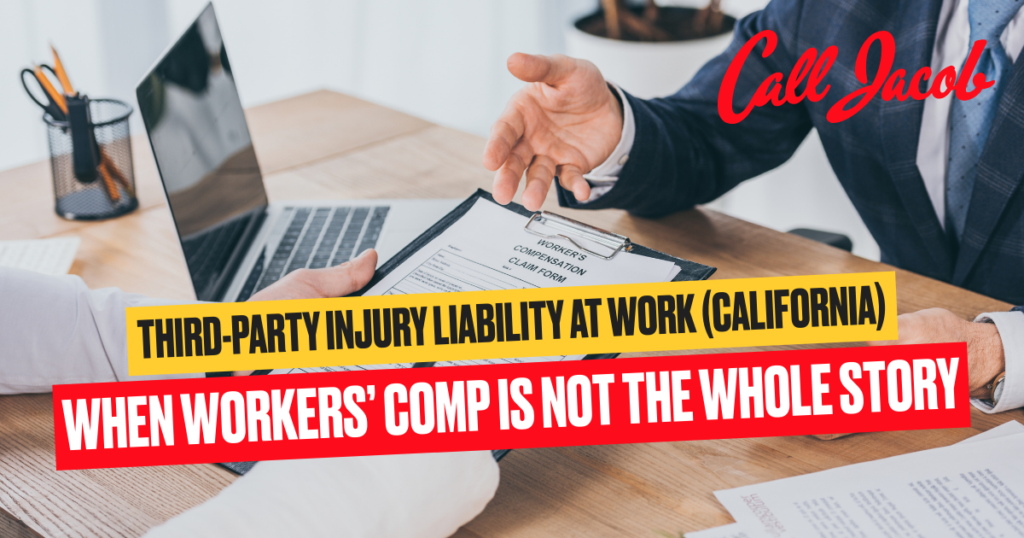 Third-Party Injury Liability at Work (California): When Workers’ Comp Is Not the Whole Story