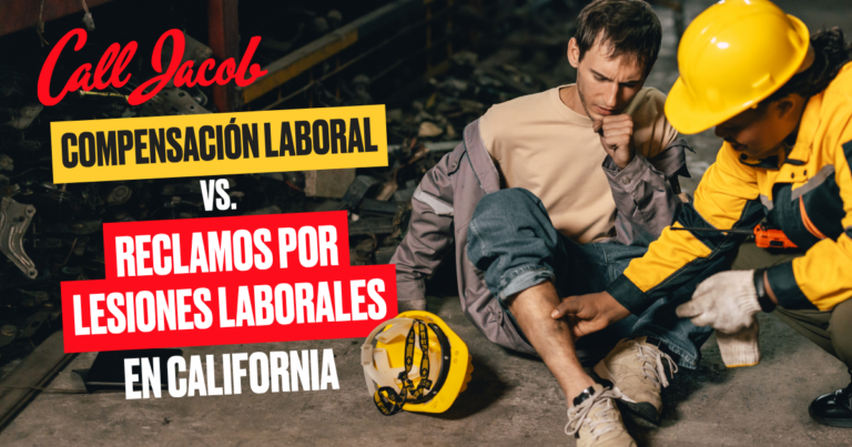 Compensación laboral vs. reclamos por lesiones laborales en California