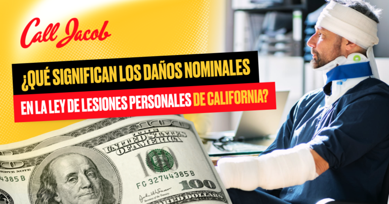 ¿Qué significan los daños nominales en la ley de lesiones personales de California?